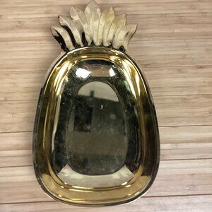 Vintage Shelton Ware 24k Gold Electroplated Pineapple Dish
